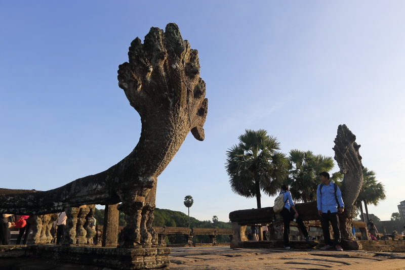 めるる様keep古玩・クメール王朝「一面四臂最高神」ヴィシュヌ