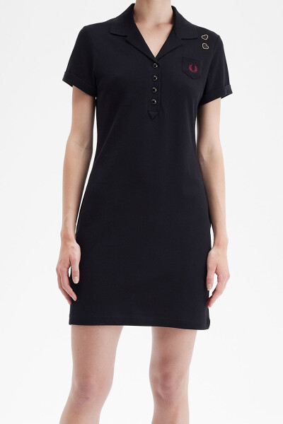 Fred Perry Amy Winehouse Pocket Detail Pique Dress Black, 100,00 €