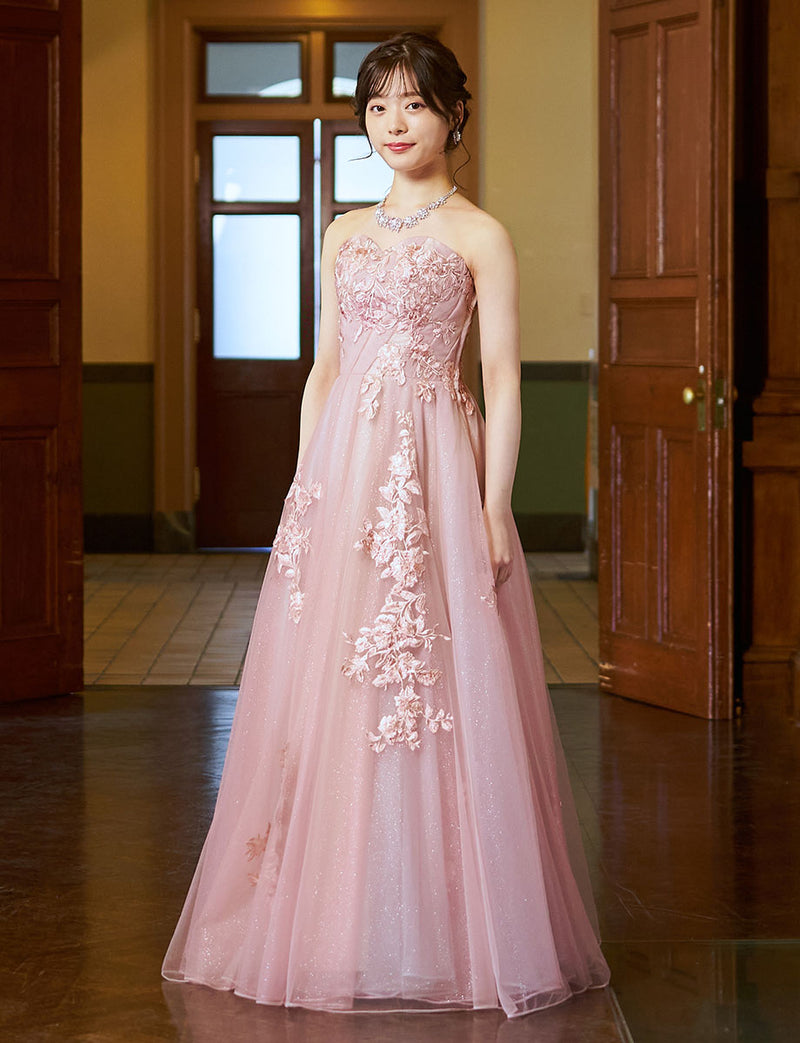 演奏会ドレス・ステージドレスにお薦めモーブロングドレス｜Fine