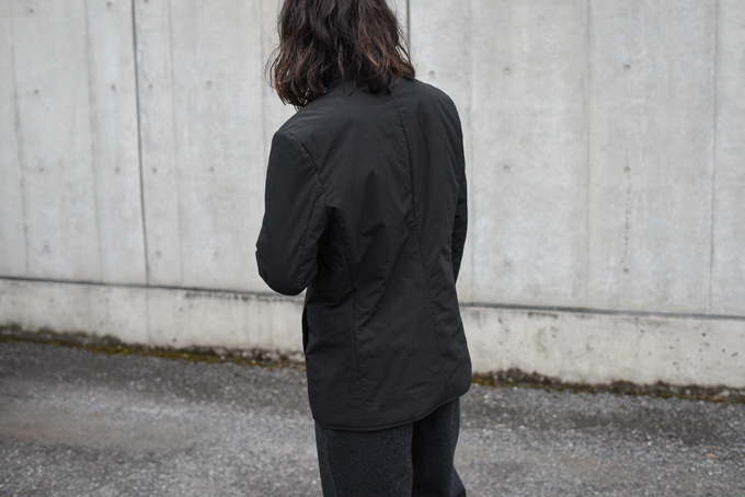 山内 -中綿入りハイブリッドコットン ノーカラージャケット- | twelve blog