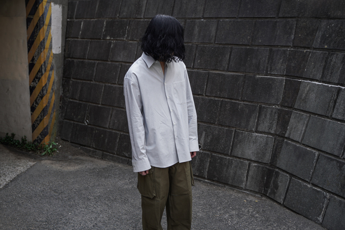 AURALEE -Washed Finx Twill Stripe Shirts- | twelve blog