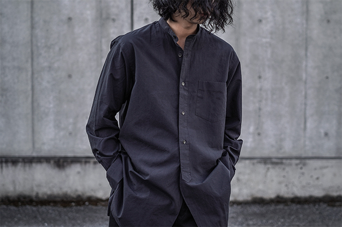 COMOLI -コモリシャツ, バンドカラーシャツ- | twelve blog