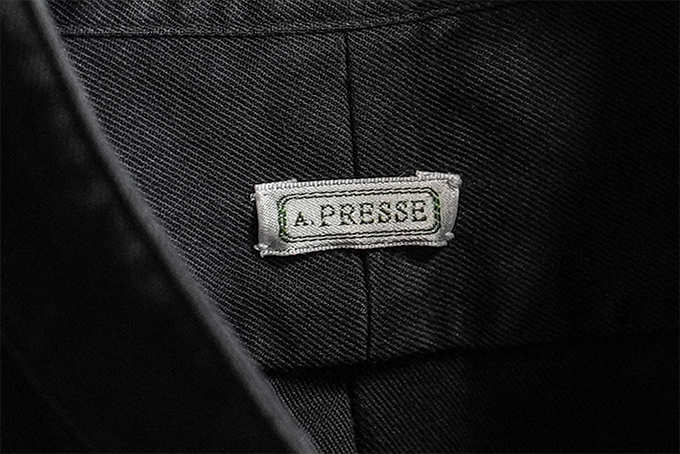 A.PRESSE -Band Collar Shirt, Washed Denim Pants- | twelve blog