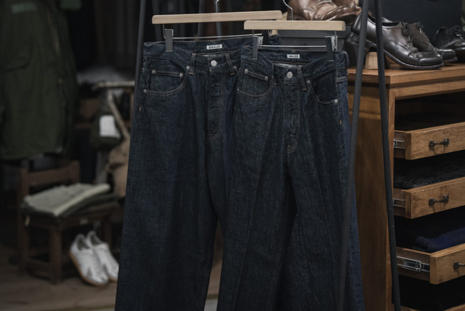 AURALEE -Hard Twist Denim 5P Pants, Wide Pants- | twelve blog