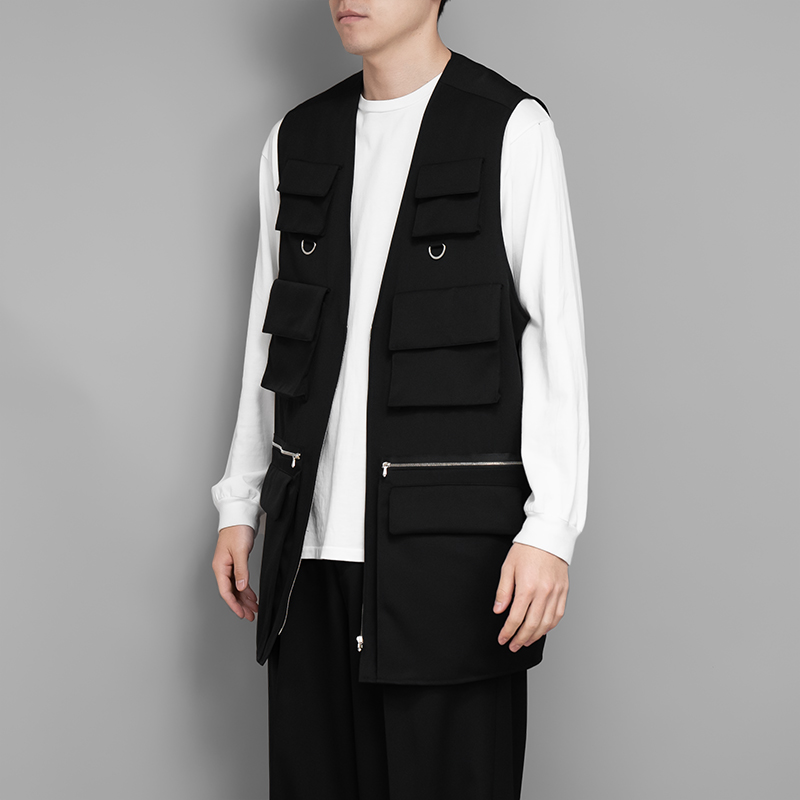 ssstein / Oversized Multi Pocket Vest | twelve