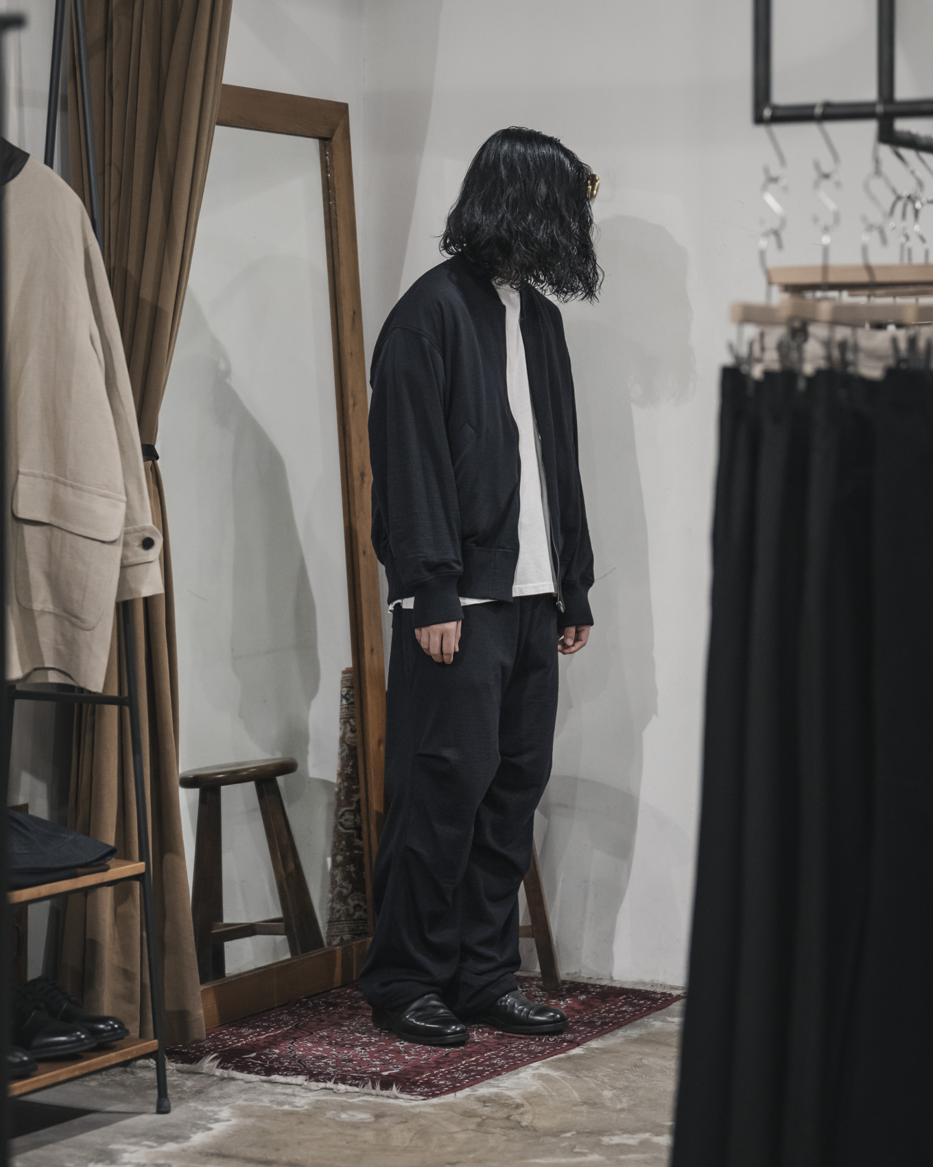 COMOLI / ウールニット ニータックパンツ | twelve