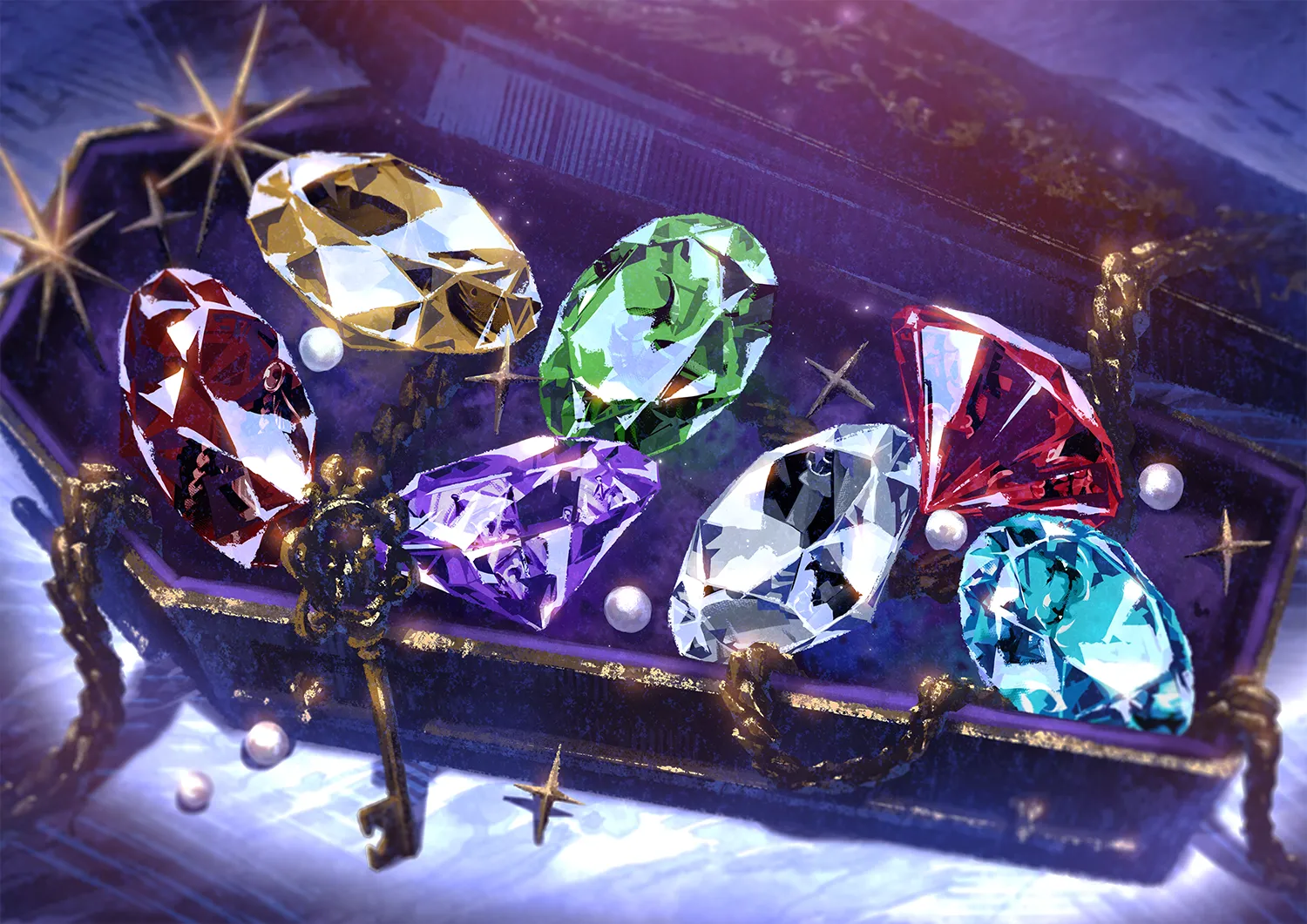 アズール リングライト ツイステ ライブ ブレイジングジュエル Disney