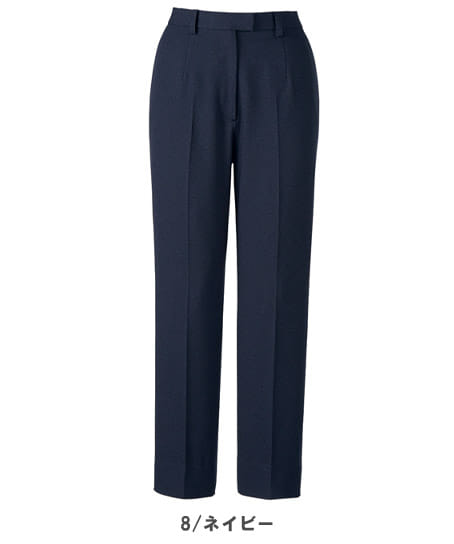 全2色】テーパードパンツ（裾上げ済み・抗菌防臭加工） AP6249 | 事務