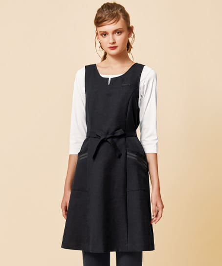 エプロンドレス（ストレッチ・制電性） 00907-99 | エステ・サロン制服