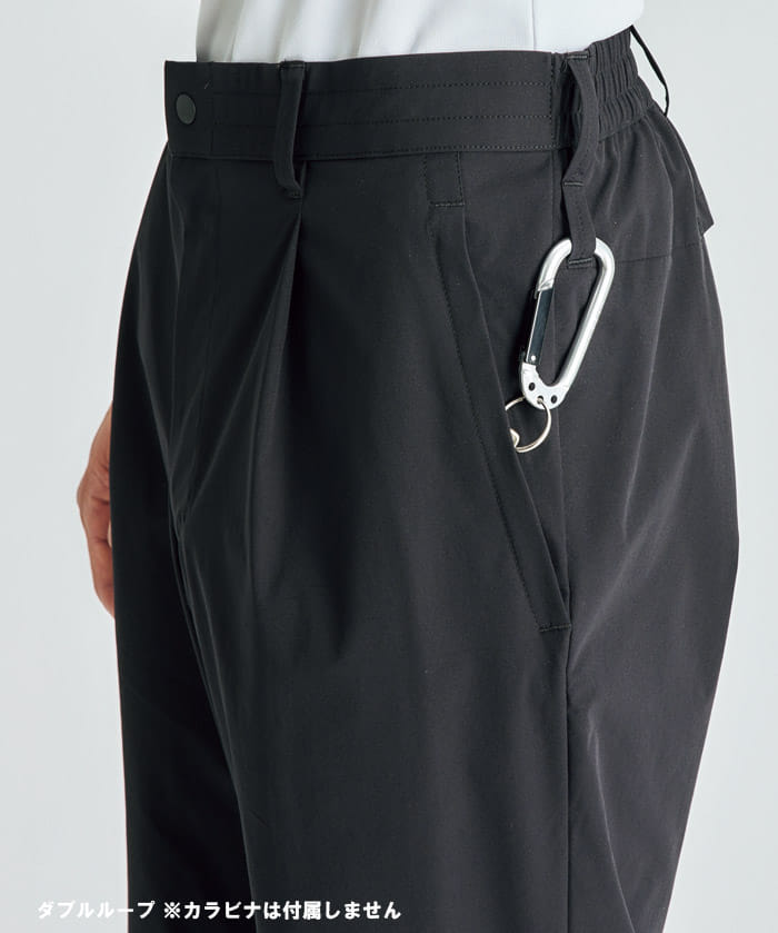 ワークスーツ】ワンタックストレッチパンツ(レディース／撥水／反射