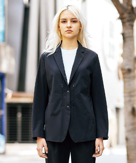 センソユニコ MOYURUパッチワーク コート ジャケット ブラック 異素材