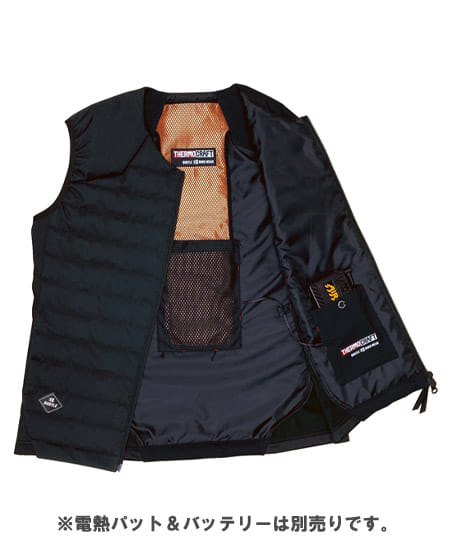 BURTLE】全4色・バートルヒーターベスト（男女兼用/ストレッチ・防水