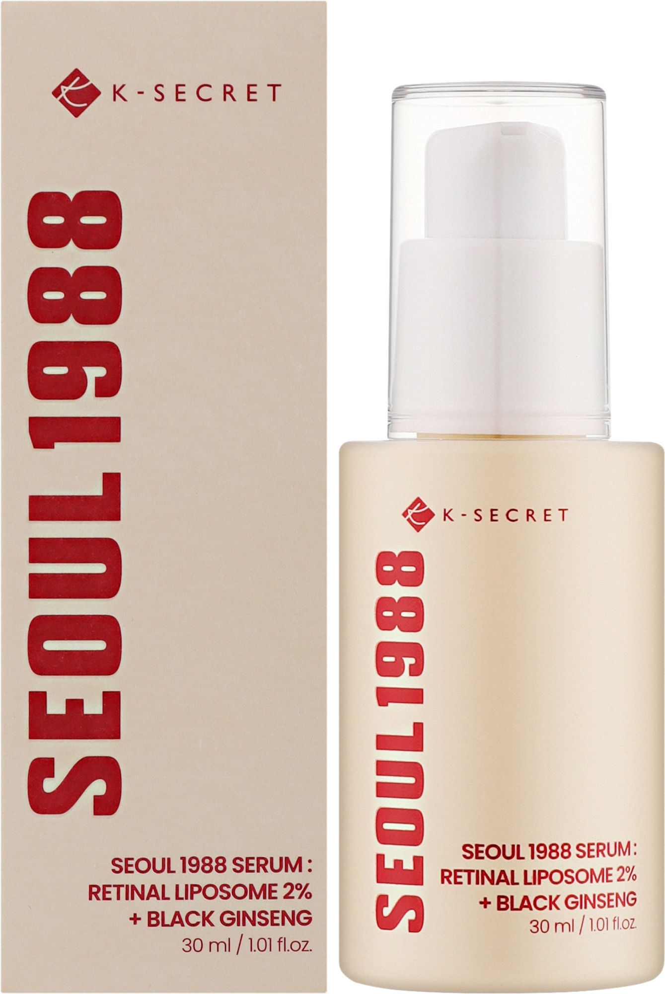 K-Secret Seoul 1988 Serum Retinal Liposome 2% + Black Ginseng