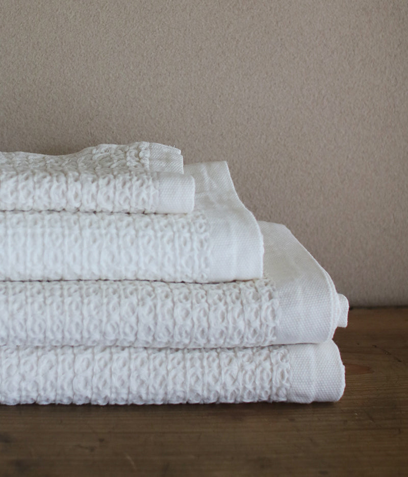 Kontex Organic Cotton & Linen Waffle Bath Towel [XL] - made in