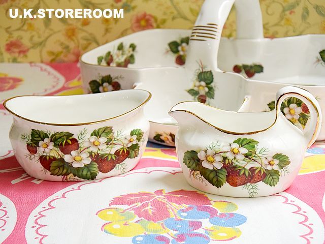 ハマースレイ ストロベリーライプ ストロベリーバスケット/Hammersley