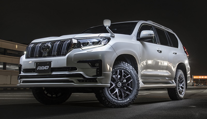 中古セット紹介】プラド / ハイラックスに！RAYS デイトナFDX F6 17