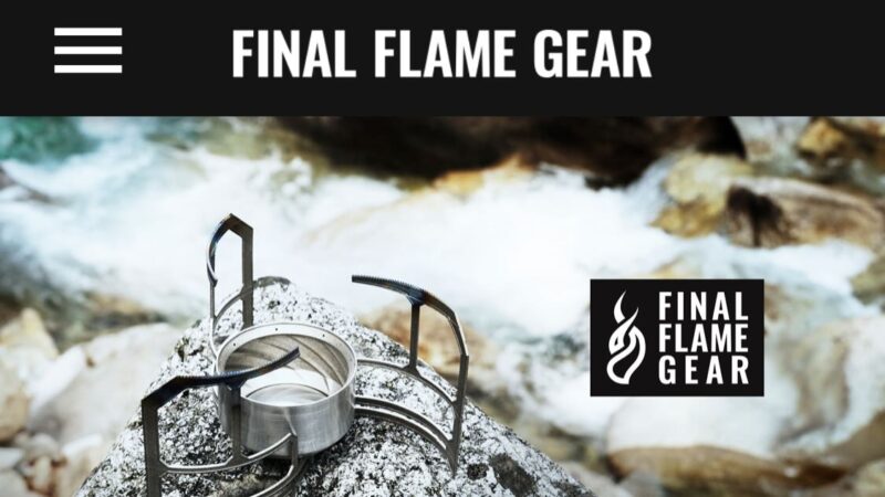Final-Flame-Gearの3Dプリンタ製チタンアルコールストーブ - ULコンパス