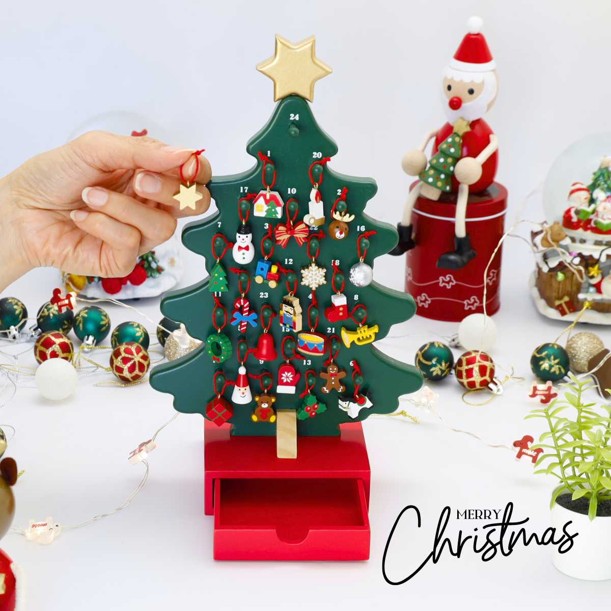 クリスマスツリー 木製 アドベントツリー クリスマス ツリー型