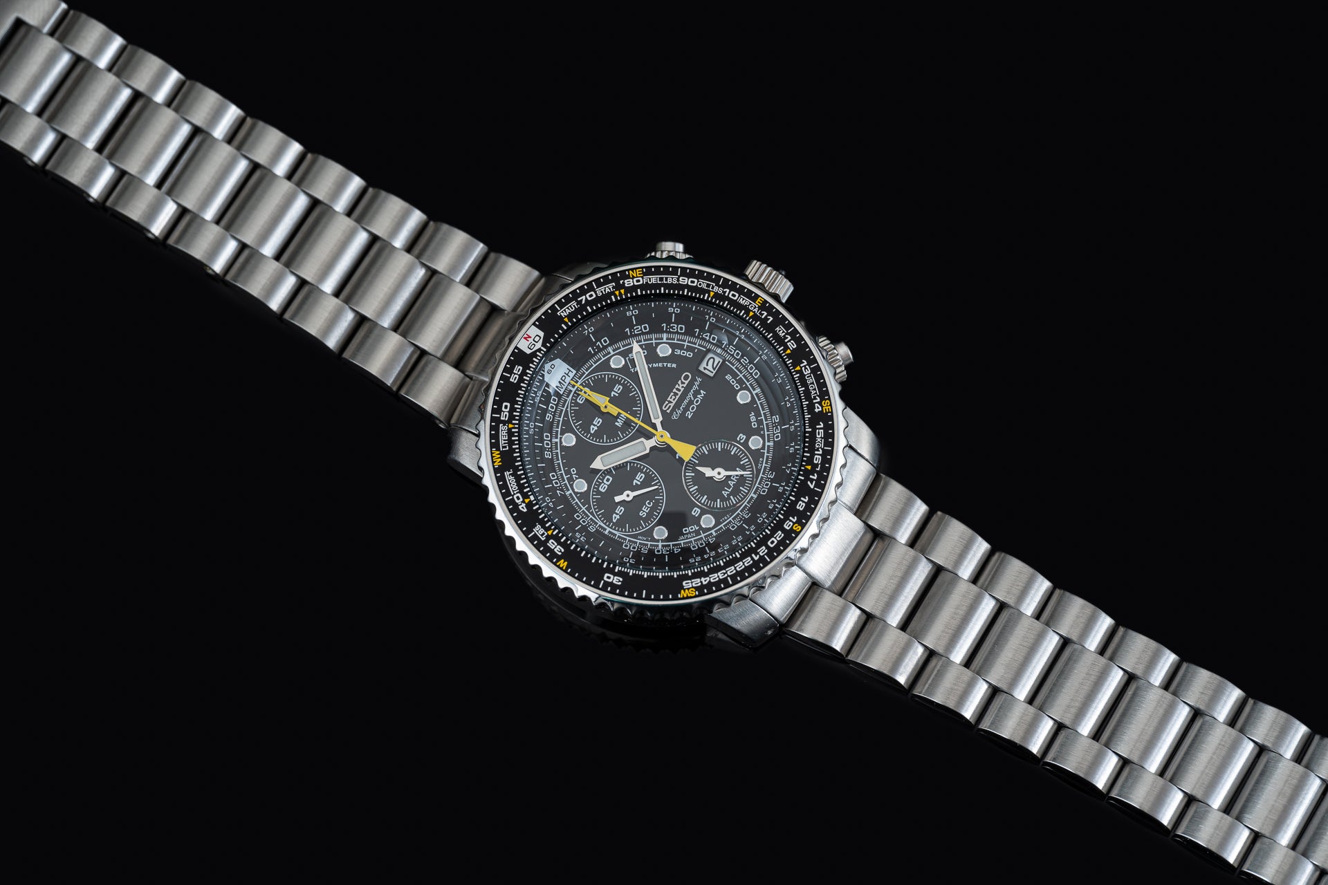 Lincoln Bracelet (Seiko SNA411 Flightmaster) – Uncle Straps