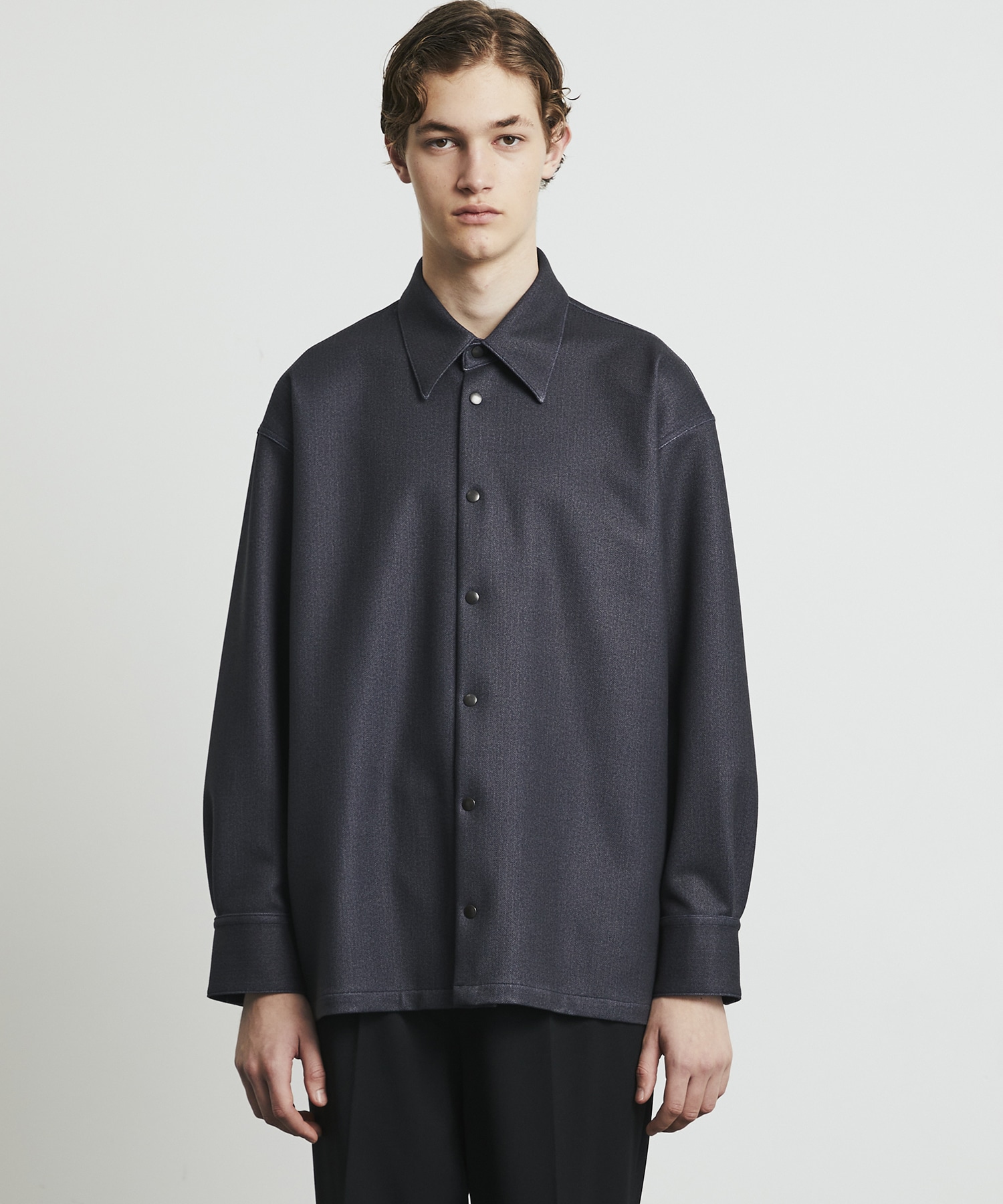 WEB限定｜残りわずか｜再入荷なし〉＋3.6℃ダウンファブリックL/Sシャツ