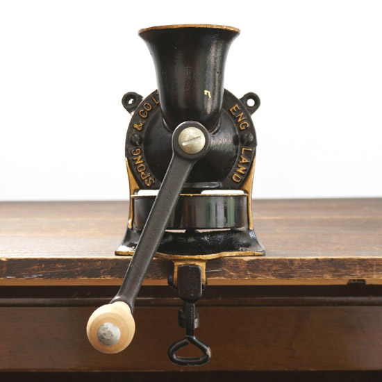 アンティーク ホーローレードルセット＆ラック（uag1165