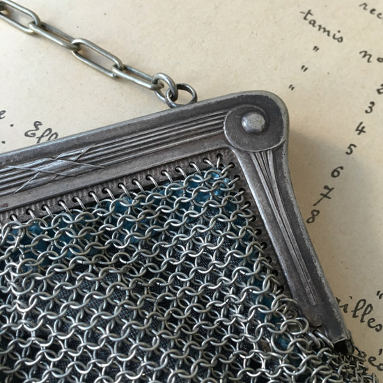 アンティーク メタルメッシュ チェーンバッグ（uoo1534