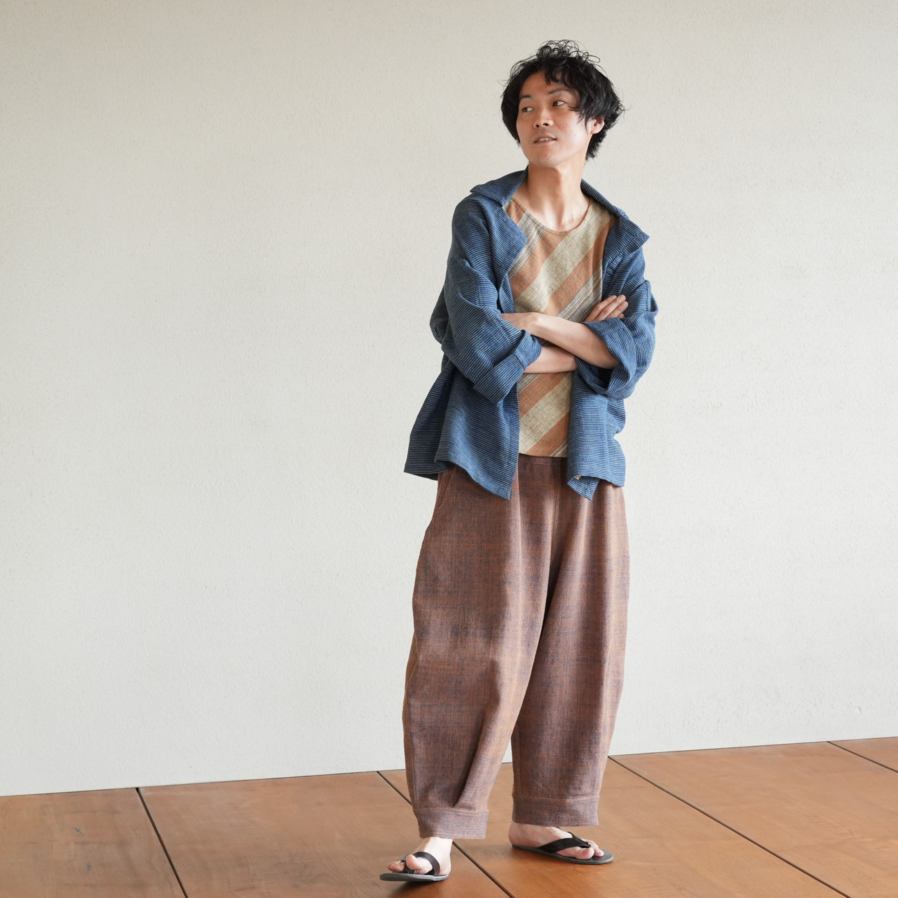 うさと サルエルパンツ 4335 うさとの服 usaato ムササビパンツ