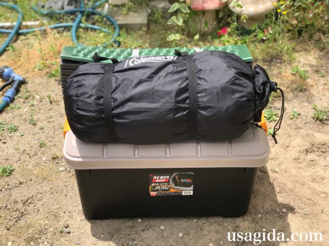 コールマンのツーリングドームSTをキャンプツーリングで使うときは積載