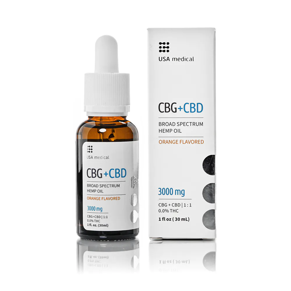CBG Oil - 3,000 mg | 30 mL(Full-Strength) - USA Medical