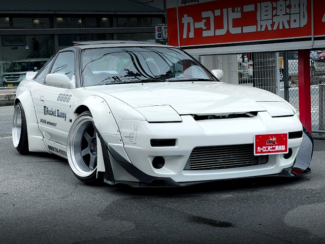 公認!TRA京都ロケットバニーワイドボディ化!SR20ターボ＆5速MT!180SX