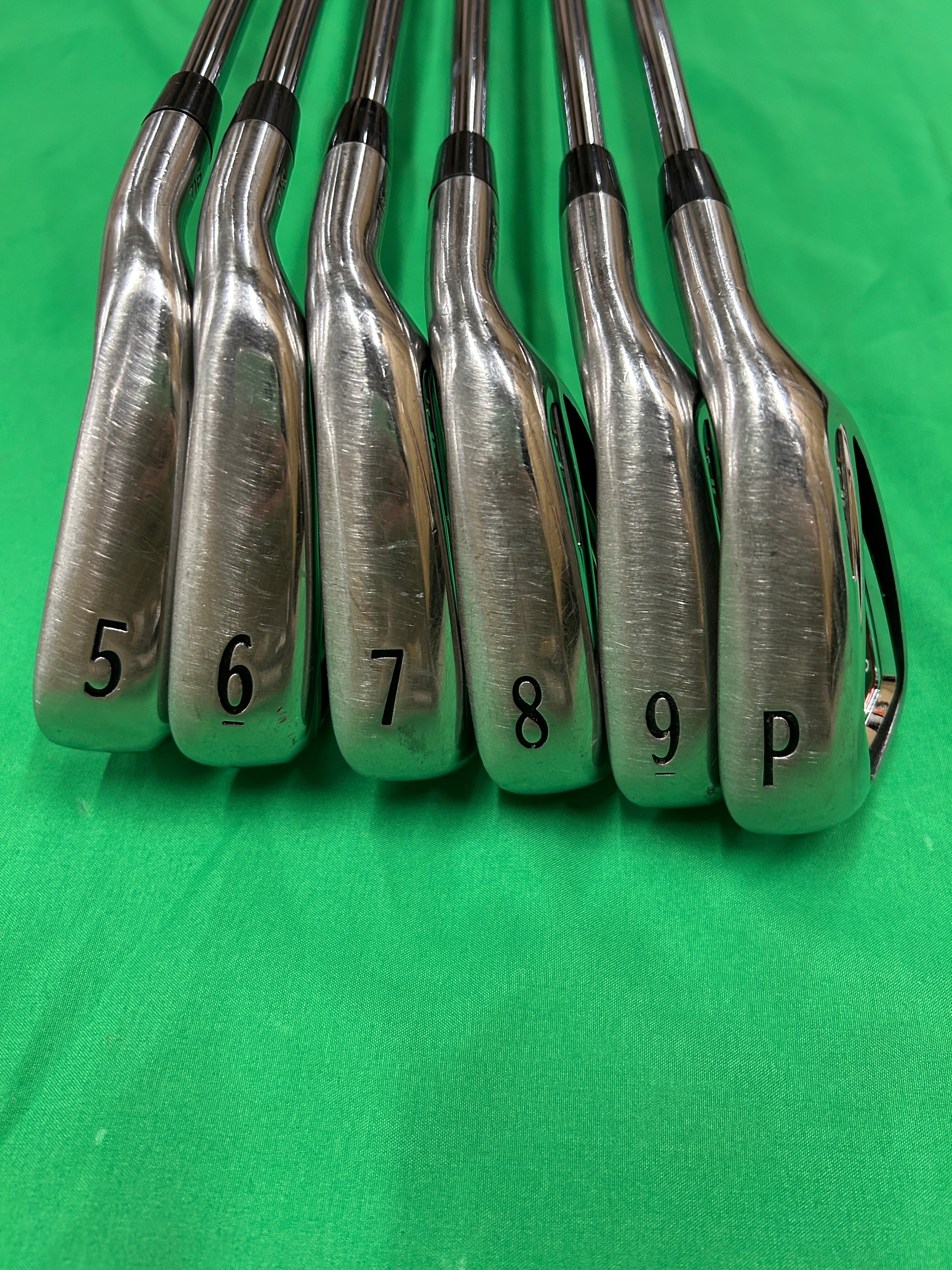 Titleist 716 AP1 irons 5-PW NSPro 950 steel stiff flex – Used Golf