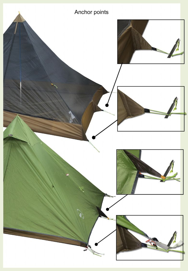 モノポールテント 用 メッシュ インナー シェルター