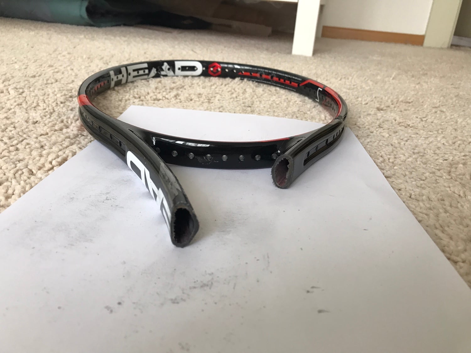 Chopping and slicing TGT291.2 to see how it's built. | Talk Tennis