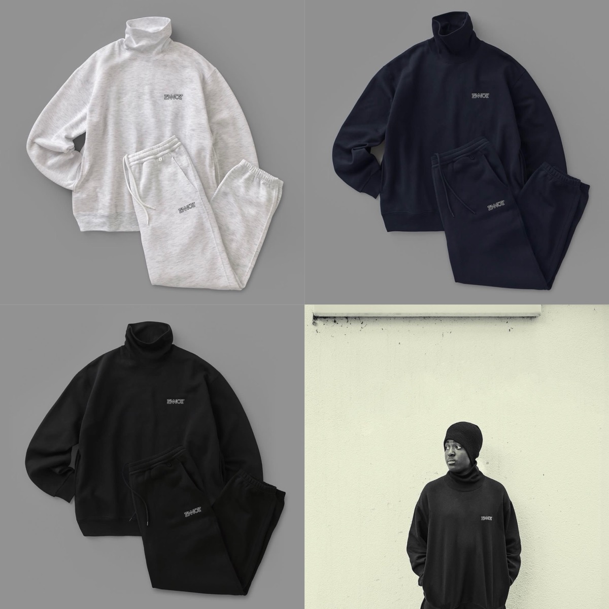 ENNOY x スタイリスト私物『ELECTRIC LOGO TURTLENECK & SWEATPANTS