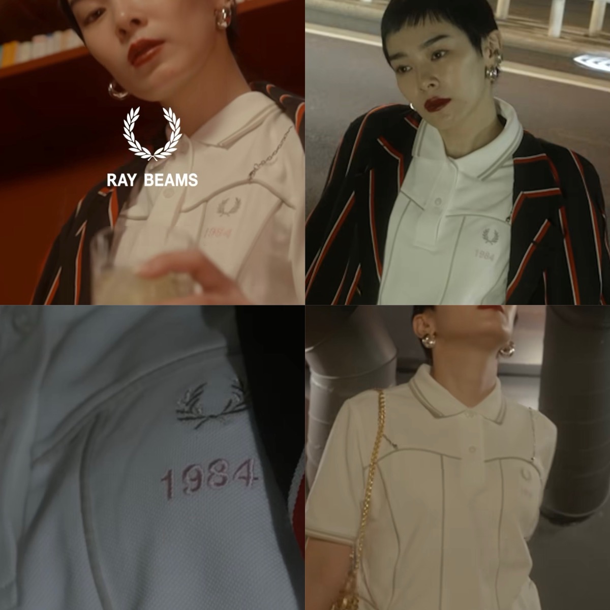 Fred Perry x Ray BEAMS 40周年記念の別注ポロシャツが国内12月13日