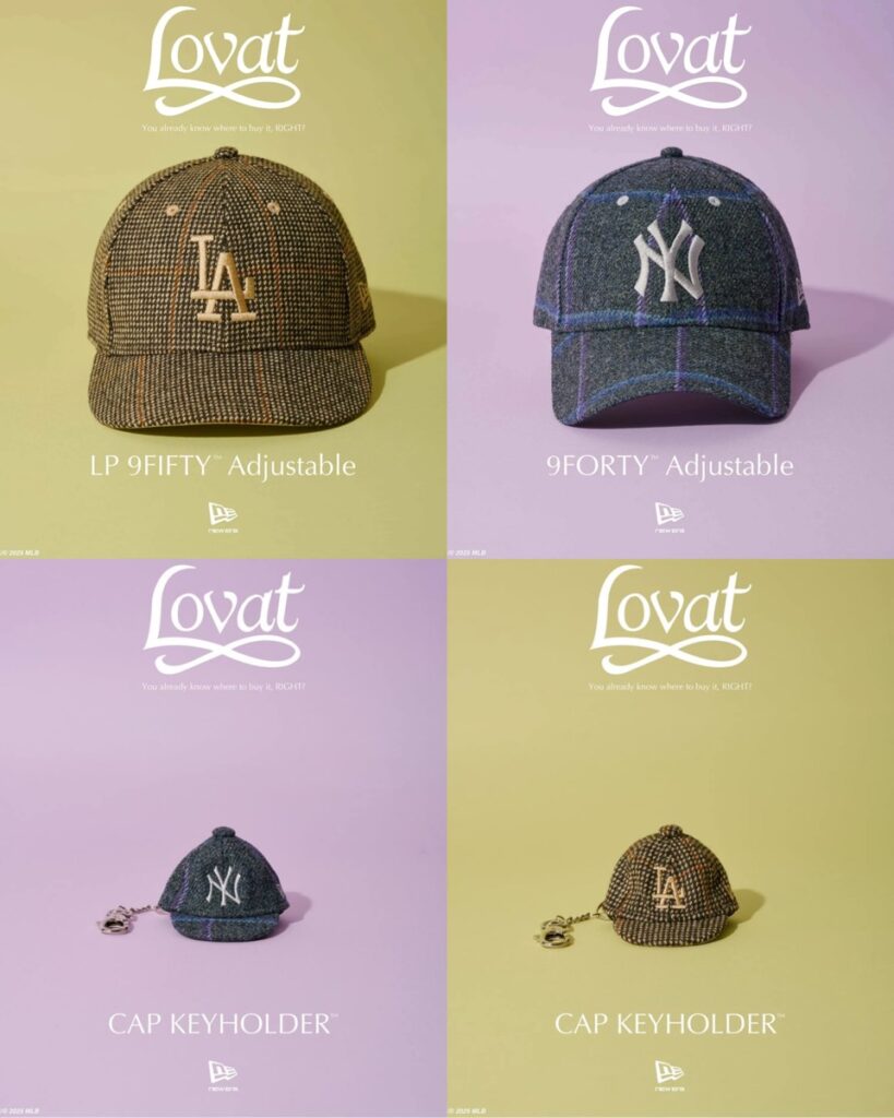 New Era® for JOURNAL STANDARD Lovat社製ツイード採用の別注キャップ