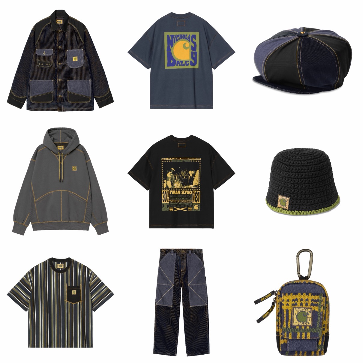 Carhartt WIP x Nicholas Daley コラボコレクションが国内10月23日より