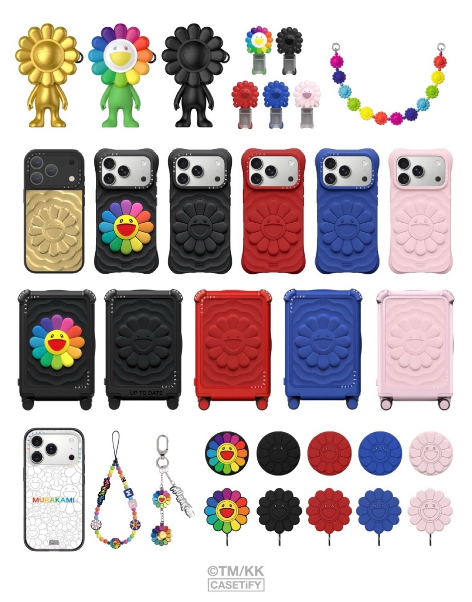 CASETiFY 村上隆 カラフル花柄 iPhoneケース 村上隆 × カスティフ 花柄