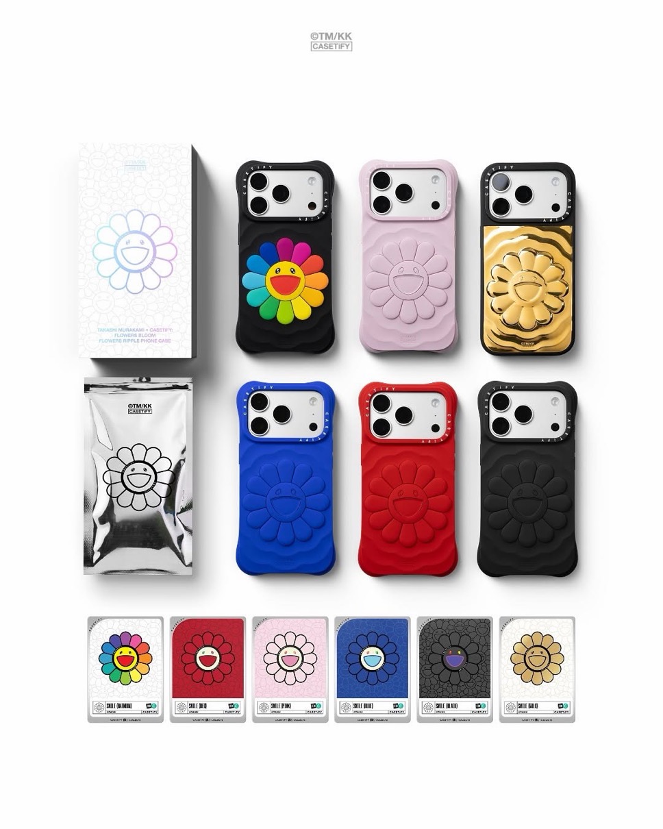 正規品】村上隆x CASETiFY フラワー レインボー iPhone 17用 村上隆x