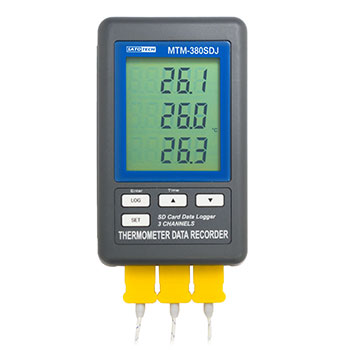 3ch温度計データロガーMTM-380SD J サトテック 測定器の専門ショップ