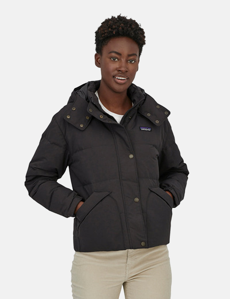 Patagonia Womens Downdrift Jacket - Black I Urban Excess. – URBAN