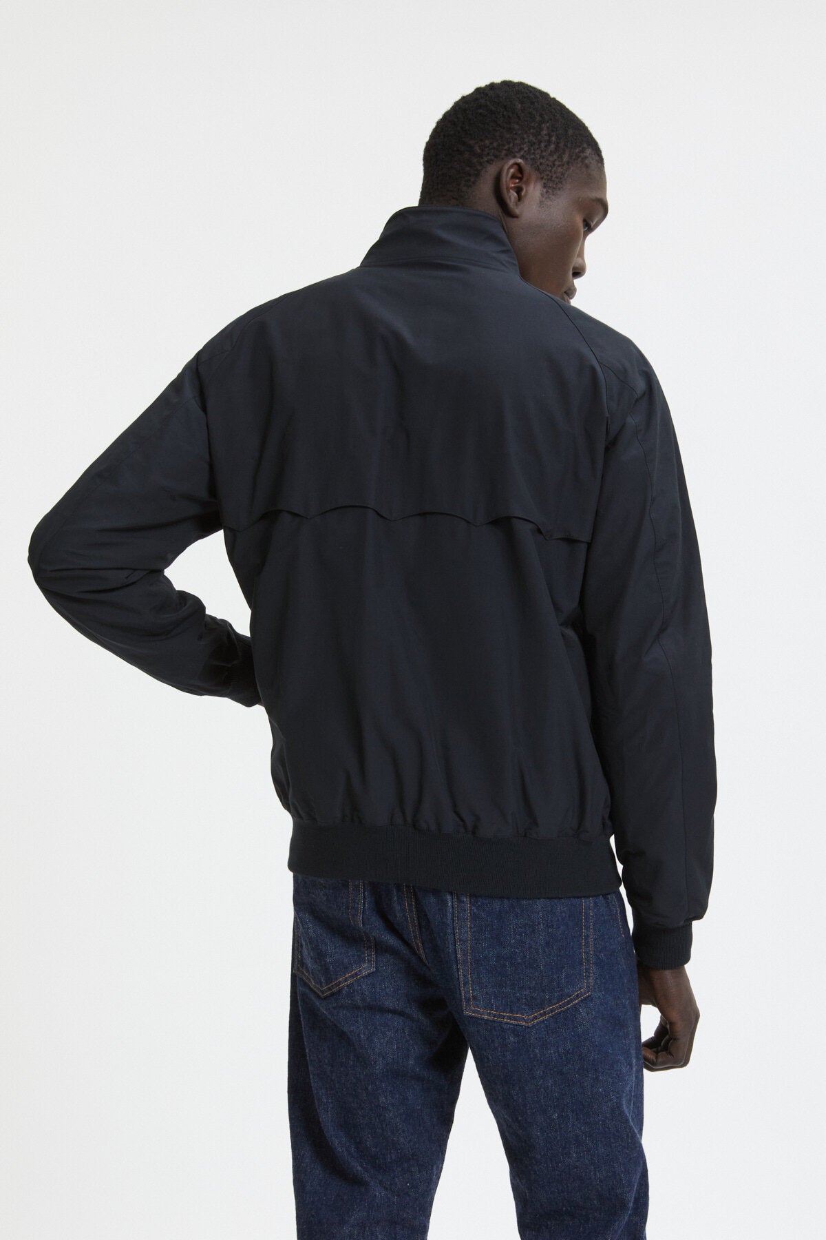 G9 Harrington Jacket Dark Navy | Baracuta