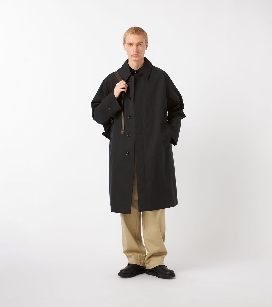 2L Cotton GORE-TEX Balmacaan Coat – nanamica NEW YORK