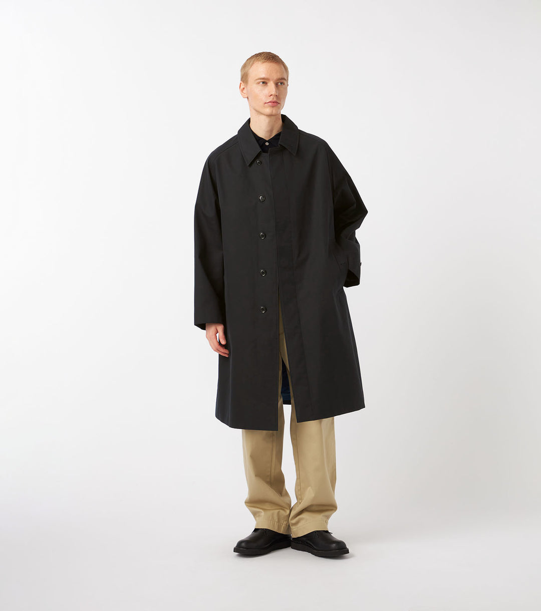 2L Cotton GORE-TEX Balmacaan Coat – nanamica NEW YORK
