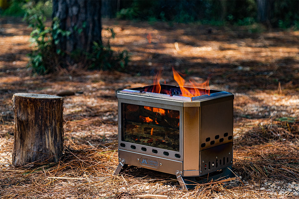 Mjölnir チタン製焚き火台|ミョルニル| POMOLY x CAMPING TOGETHER