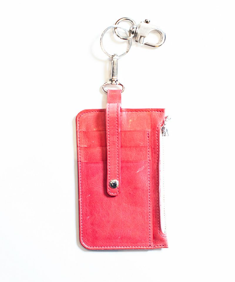 予約商品2022aw] SEVESKIG/セブシグ/ Japan Cow Leather Card Coin