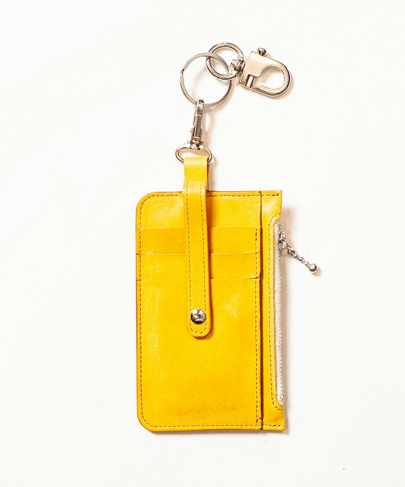 予約商品2022aw] SEVESKIG/セブシグ/ Japan Cow Leather Card Coin