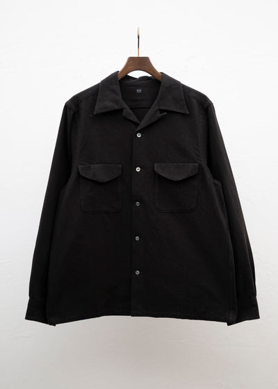 Taiga Takahashi Lot.101 Open Collar Shirt / BROWN BLACK – VISION