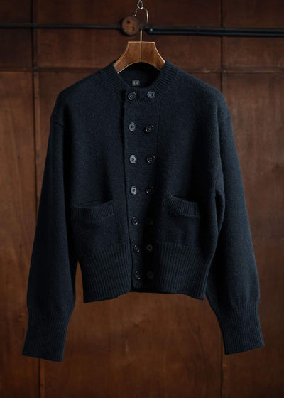 Taiga Takahashi Db Cardigan Black Lot.506 – VISION OF FASHION