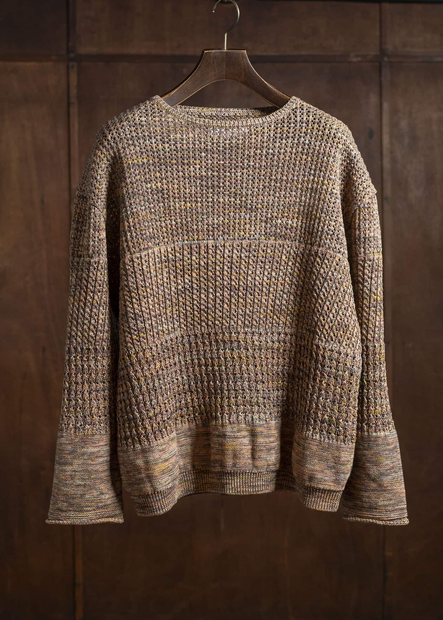 amachi. Natural shaped Knit AY16-32 Blue Gray – VISION OF FASHION